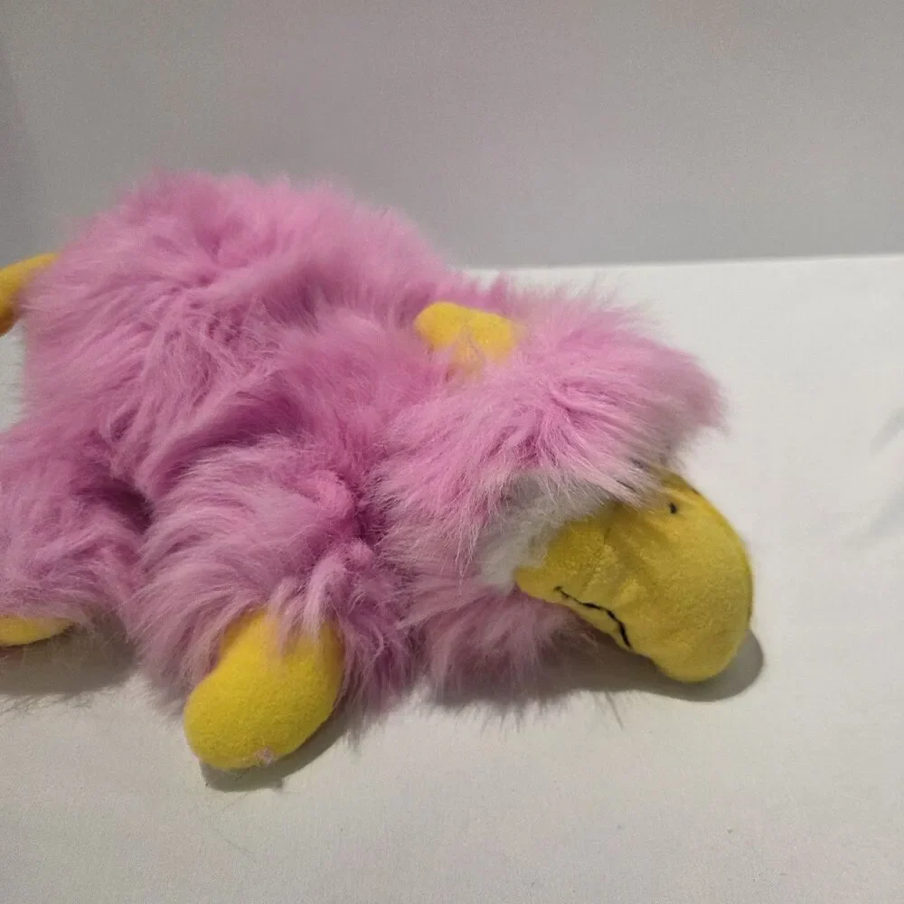 Vintage Pink Dakin Jurassic Dinosaur Shagasaurs Plush 1992